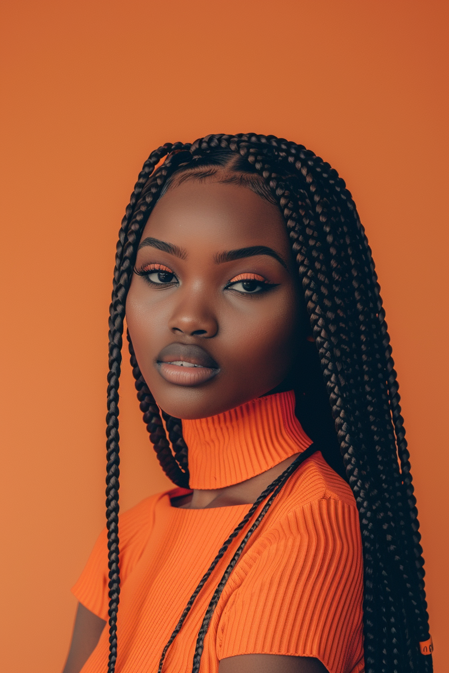 Knotless Braids – Medium